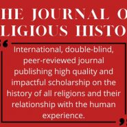 New Directions for the Journal of Religious History