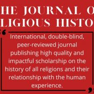 New Directions for the Journal of Religious History
